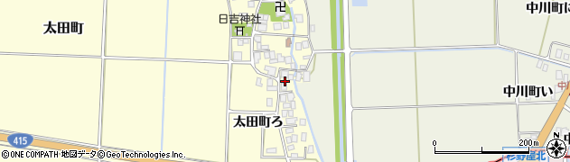 石川県羽咋市太田町い17周辺の地図