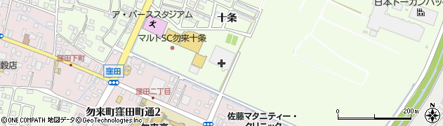 福島県いわき市勿来町窪田（十条）周辺の地図