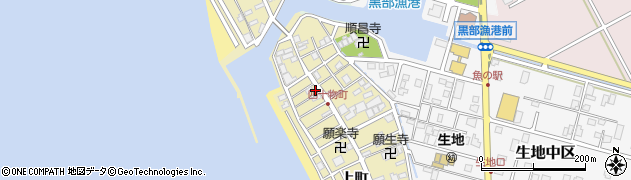 富山県黒部市生地386周辺の地図