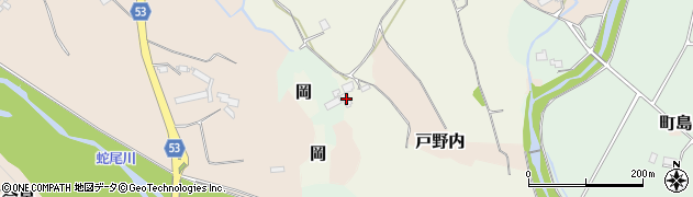 栃木県大田原市岡512周辺の地図