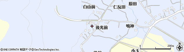 福島県いわき市勿来町白米（後光前）周辺の地図
