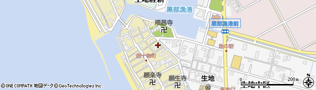 富山県黒部市生地302周辺の地図