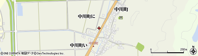 石川県羽咋市中川町（に）周辺の地図