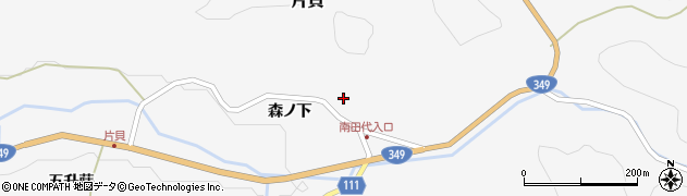 福島県塙町（東白川郡）片貝（木戸場）周辺の地図