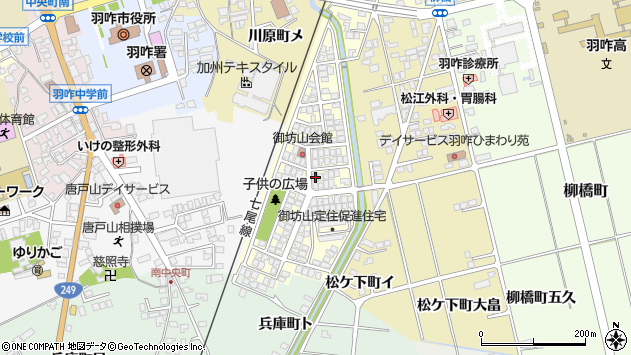 〒925-0047 石川県羽咋市御坊山町の地図