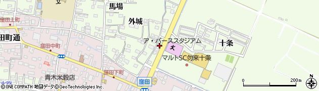 福島県いわき市勿来町窪田外城93周辺の地図