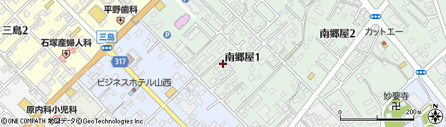 栃木県那須塩原市南郷屋1丁目周辺の地図
