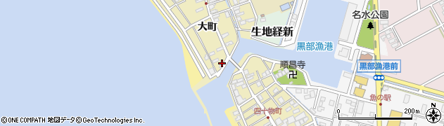 富山県黒部市生地582周辺の地図