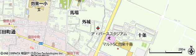 福島県いわき市勿来町窪田外城26周辺の地図
