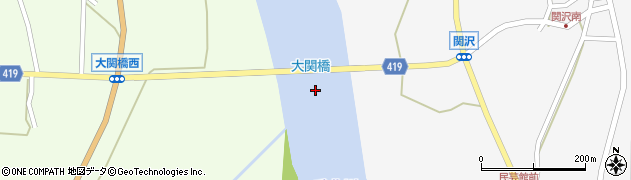 大関橋周辺の地図