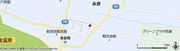 銀座山荘周辺の地図