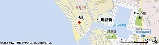 富山県黒部市生地635周辺の地図