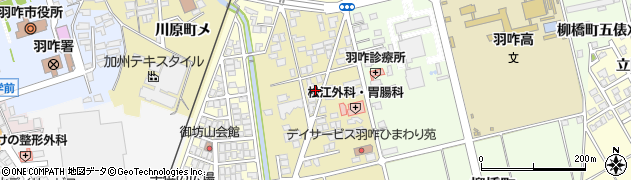 石川県羽咋市松ケ下町周辺の地図