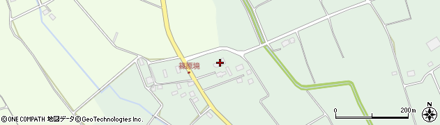 栃木県大田原市蜂巣747周辺の地図