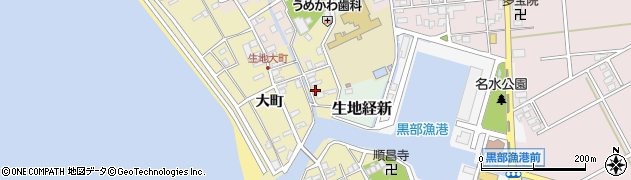 富山県黒部市生地3452周辺の地図