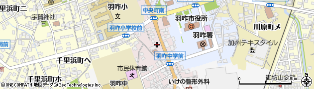 ヤングドライグループ　ヤングドライ羽咋支店周辺の地図