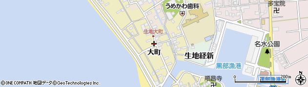 富山県黒部市生地563周辺の地図