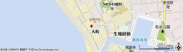 富山県黒部市生地670周辺の地図
