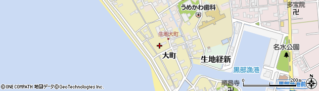 富山県黒部市生地678周辺の地図