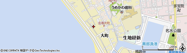 富山県黒部市生地775周辺の地図