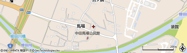 福島県いわき市錦町（馬場）周辺の地図