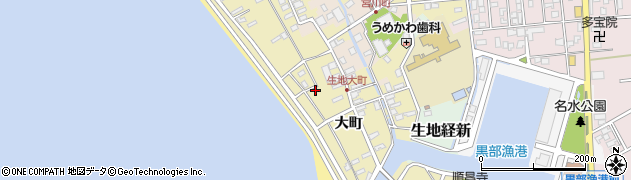 富山県黒部市生地774周辺の地図