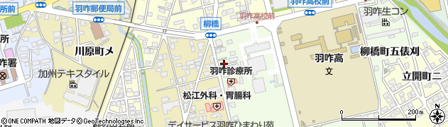 読売センター　羽咋中央周辺の地図