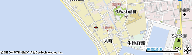 富山県黒部市生地777周辺の地図