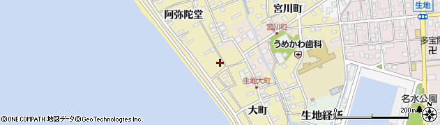 富山県黒部市生地803周辺の地図