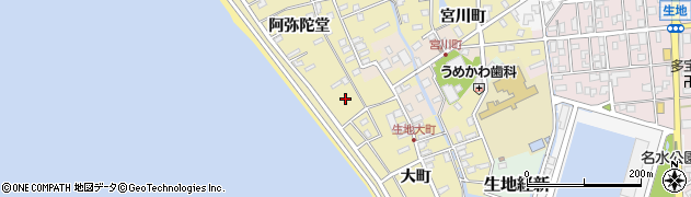 富山県黒部市生地宮川町809周辺の地図