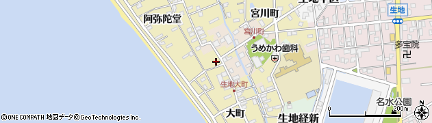 富山県黒部市生地731周辺の地図