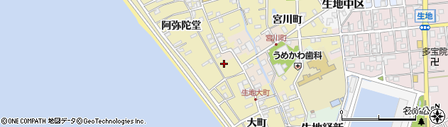 富山県黒部市生地宮川町845周辺の地図