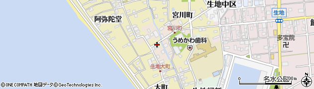 富山県黒部市生地713周辺の地図
