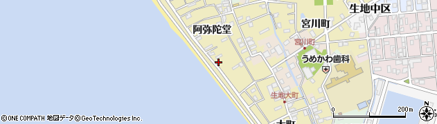 富山県黒部市生地阿弥陀堂1115周辺の地図