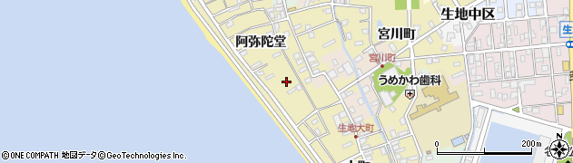 富山県黒部市生地阿弥陀堂894周辺の地図