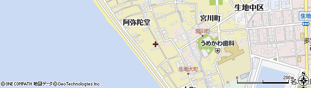 富山県黒部市生地阿弥陀堂892周辺の地図