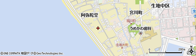 富山県黒部市生地阿弥陀堂900周辺の地図