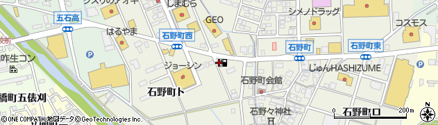 上田石油株式会社　羽咋東ＳＳ周辺の地図