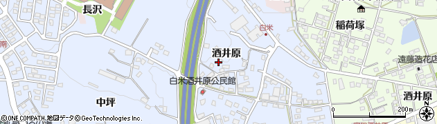 福島県いわき市勿来町白米（酒井原）周辺の地図