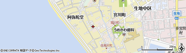 富山県黒部市生地宮川町4417周辺の地図