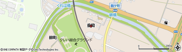 福島県いわき市錦町重殿周辺の地図