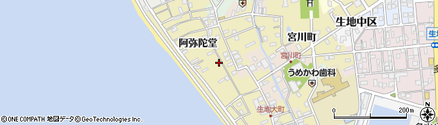 富山県黒部市生地911周辺の地図