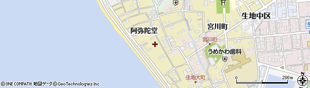 富山県黒部市生地阿弥陀堂920周辺の地図