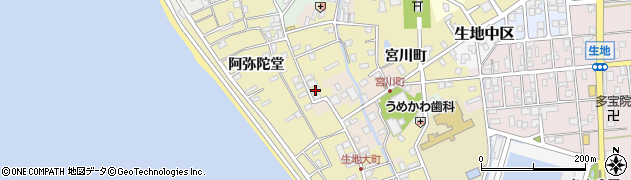 富山県黒部市生地4416周辺の地図
