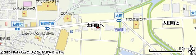 石川県羽咋市太田町（へ）周辺の地図