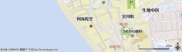 富山県黒部市生地阿弥陀堂912周辺の地図