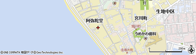 富山県黒部市生地阿弥陀堂923周辺の地図
