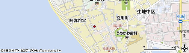 富山県黒部市生地4414周辺の地図