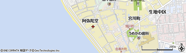 富山県黒部市生地阿弥陀堂926周辺の地図