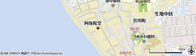 富山県黒部市生地阿弥陀堂927周辺の地図